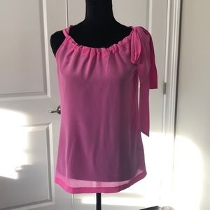 Banana Republic, silk tank blouse.